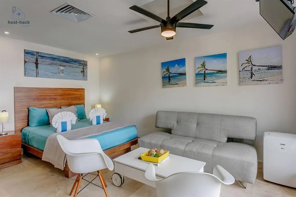 Danzamar 1B With Pool & Rooftop Near Mamitas Beach Playa del Carmen Appartamento