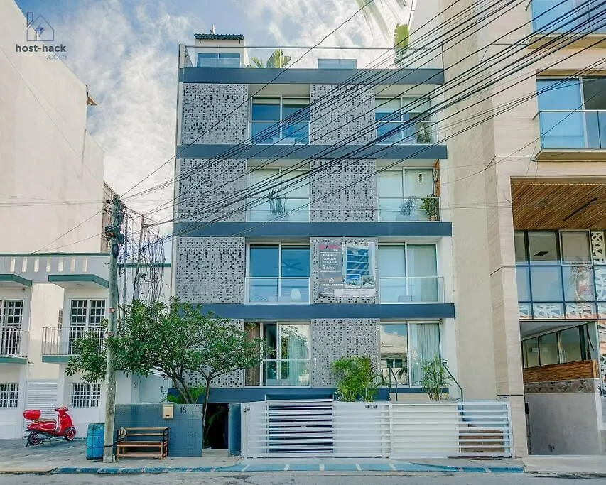Apartment Danzamar 1B With Pool & Rooftop Near Mamitas Beach Playa del Carmen